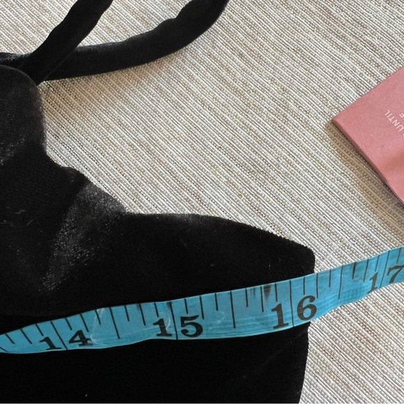 Birdy grey Ash velvet dress Ladies size small Black classic stretch gown - Picture 7 of 9